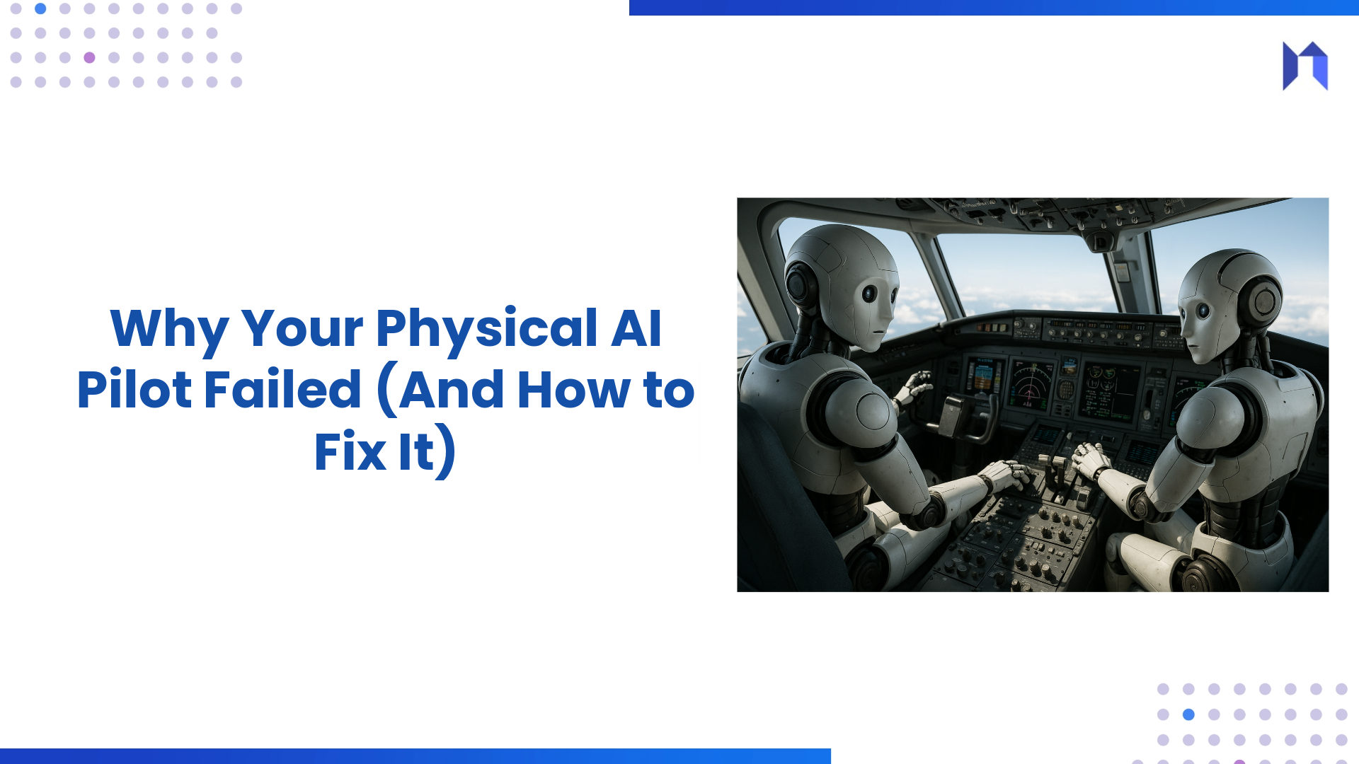 Why Your Physical AI Pilot Failed (And How to Fix It)