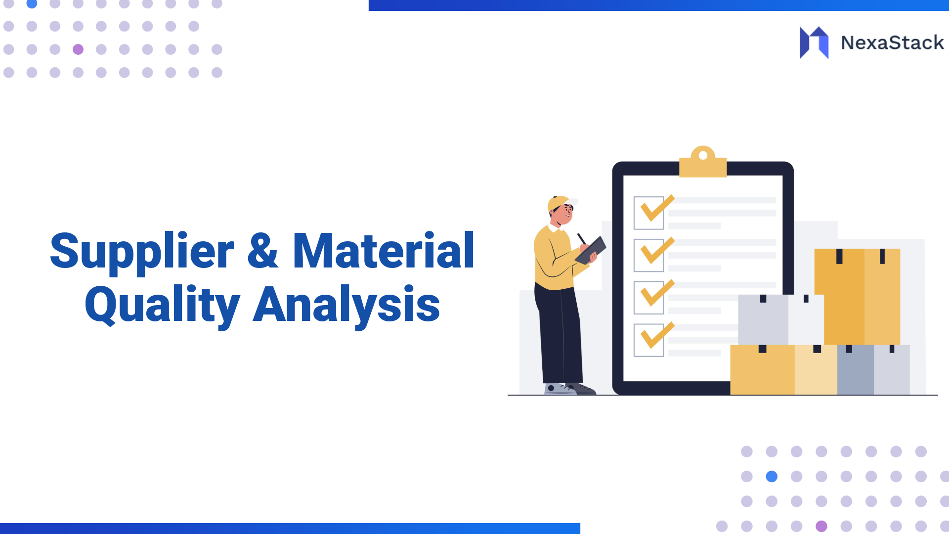 Supplier & Material Quality Analysis